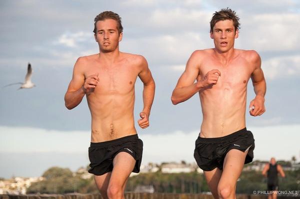 Cameron Todd (at left), 2013 New Zealand Swimrun Champion